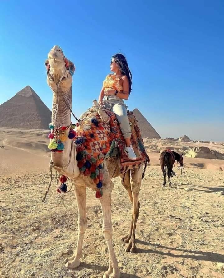 Mesho Falcon Pyramids View Inn Kafret el-Gabal Exterior foto